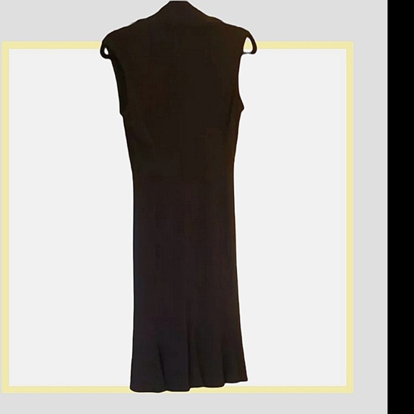 Vintage 1980's Joseph Ribkoff swing dress, twist front - Picture 11 of 11